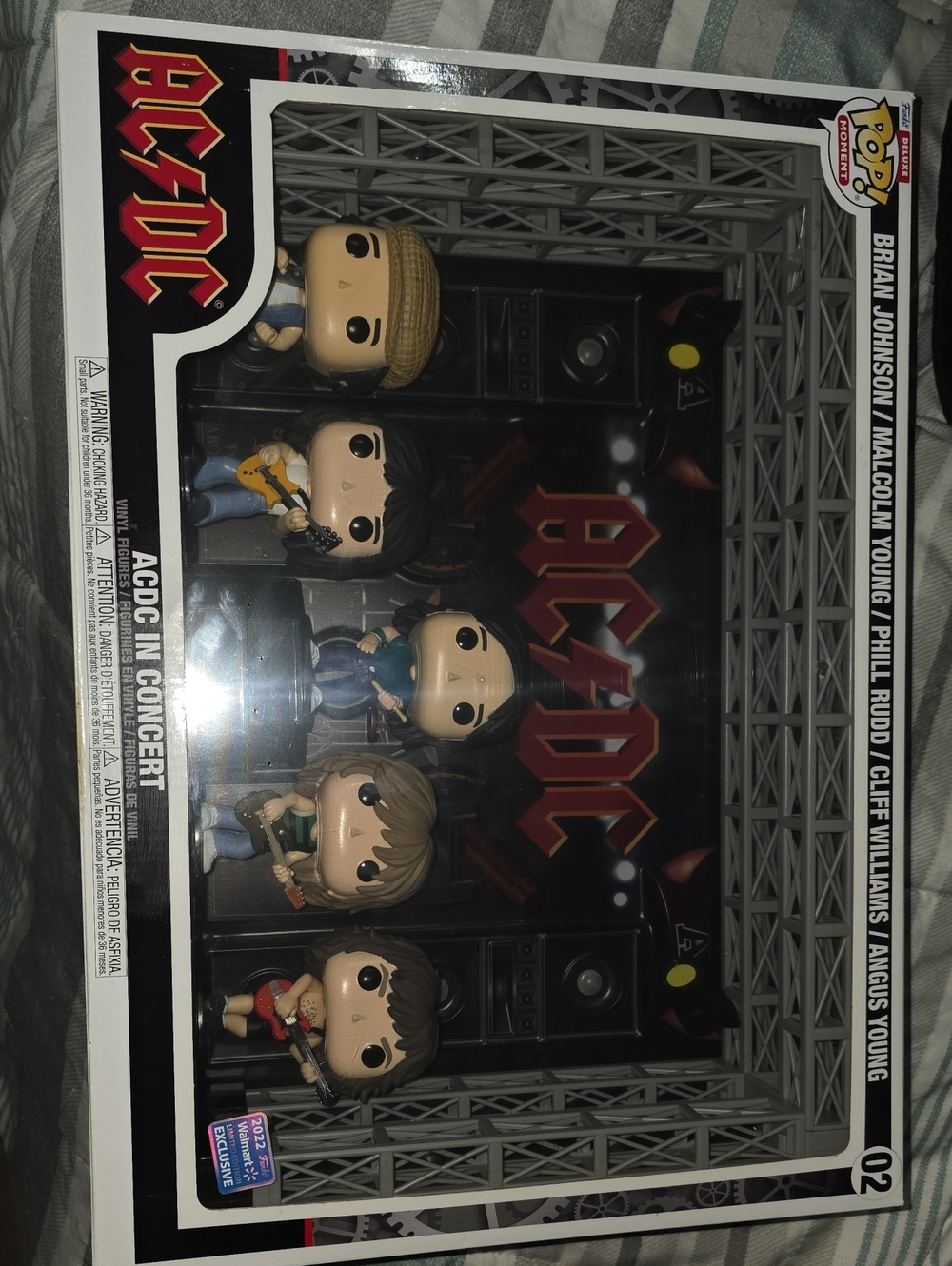 Funko AC/DC In Concert Vinyl Figure Set - Black, Red, Yellow